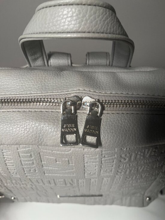 Steve Madden Embossed Logo Backpack Purse – NWOT main image 11